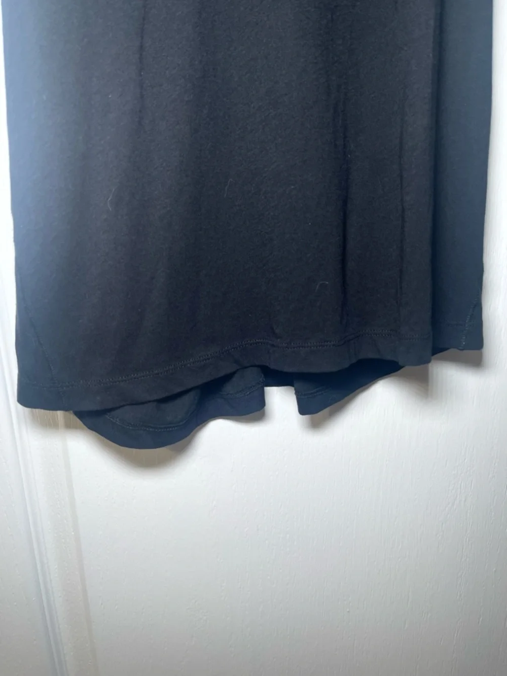 By Anthropologie Black Draped Knot Racerback Tank Top Sleeveless Size Small - Picture 11 of 14